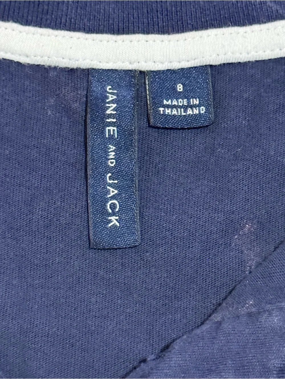Janie and Jack Navy Polo with Dog Embroidery